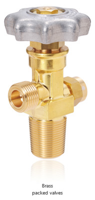 Brass packed valves